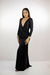 Vestido Longo Malha Preto na internet