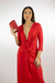 Vestido Vermelho Alfaiataria