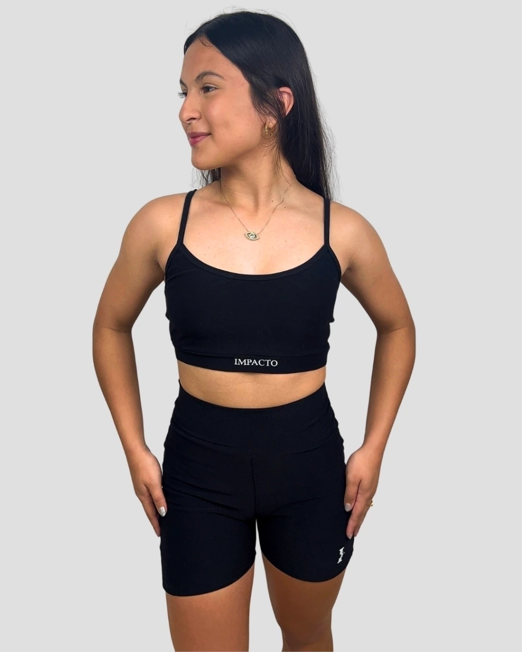 Top Impacto Desejo tinto – Preto Profundo