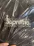 moletom preto com capuz Supreme Box Logo