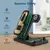 CARGADOR QI INALAMBRICO PARA APPLE 4 EN 1 + CABLE USB NEGRO - tienda online