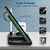 CARGADOR QI INALAMBRICO PARA APPLE 4 EN 1 + CABLE USB NEGRO - TS-SOLUTIONS