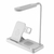 Base De Carga Inalambrica 4 En 1 Con Lampara Led Regulable color blanco + cargador pared QI
