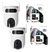 Kit 2 Cámaras Wifi H9c Exterior Ezviz + 2 Memorias 128gb