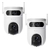 Kit 2 Cámaras Seguridad Wifi H9c Lente Doble Exterior Ezviz
