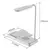 Base De Carga Inalambrica 4 En 1 Con Lampara Led Regulable color blanco + cargador pared QI - TS-SOLUTIONS