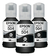 Combo X3 Botella Tinta Epson 504 Negro L4150 L4260 L6270 127