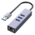 HUB ADAPTADOR USB 3.0 A RJ45 ETHERNET RED LAN + USB 3.0 X 3