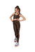 TOP KIDS SARA WONDER VENCENDO OBST MARROM 40951 - loja online