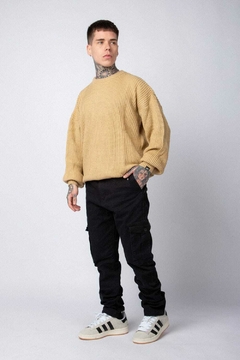 Pantalón Cargo QUANT Negro - tienda online