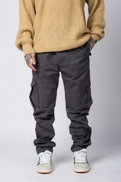 Pantalon Cargo QUANT Gris Topo - tienda online