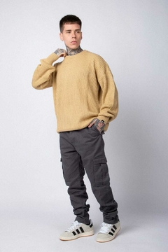 Pantalon Cargo QUANT Gris Topo - MAN ESTILO UNICO