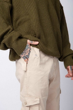 Pantalon Cargo QUANT Beige - MAN ESTILO UNICO