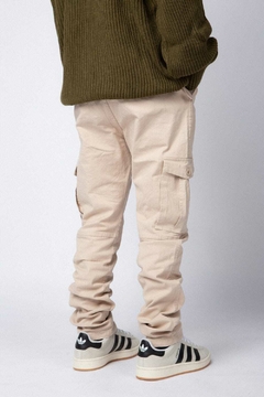 Pantalon Cargo QUANT Beige - comprar online