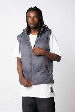 Chaleco Puffer Ebruck Gris Topo - tienda online