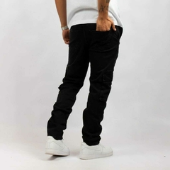 Denim CHINO CARGO BLACK - MAN ESTILO UNICO