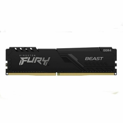 Memoria RAM Fury Beast DDR4 gamer color negro 8GB 1 Kingston KF432C16BB/8