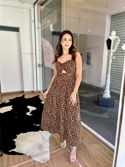 Vestido Animal Print - comprar online
