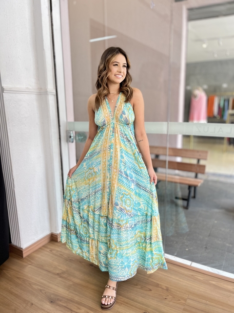 Vestido Indiano Esmeralda