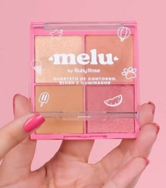 Quarteto iluminador, contorno e blush - comprar online