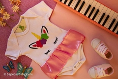 Body Bebê Temático Mesversário Unicórnio