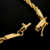 Pulseira Baiana 3mm Fecho Bomba 7,6g Banhada A Ouro 18k - comprar online