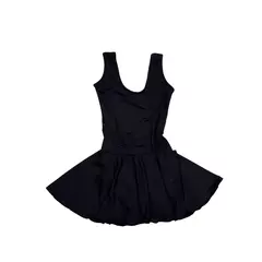 Collant regata com saia infantil suplex union - Lola Shop