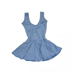 Collant regata com saia infantil suplex union - Lola Shop