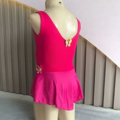 butterfly suplex com saia infantil - loja online