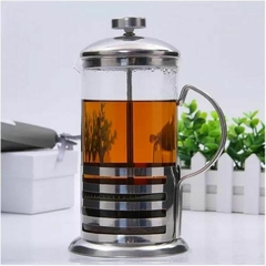 Imagen de CAFETERA CON EMBOLO PRENSA FRANCESA ACERO INOXIDABLE 350ML