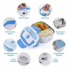 LONCHERA VIANDA ELÉCTRICA BANDEJA ACERO INOXIDBLE 1.5L - comprar online