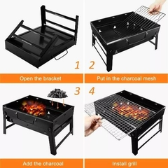 Parrilla Portátil Plegable Chica A Carbón en internet