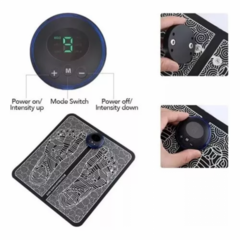 ELECTRO ESTIMULADOR MASAJEADOR PARA PIES EMS MUSCULAR RELAJA - tienda online