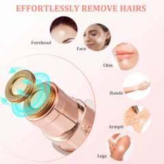 DEPILADOR FACIAL VELLO CEJAS Y CORPORAL 2 EN 1 RECARGABLE - Online Shoping