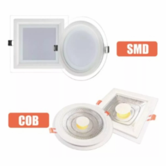 PANEL LED TECHO EMBUTIR PLAFÓN REDONDO 18W CÁLIDO FRIO - comprar online