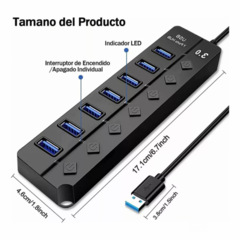 HUB DE 7 PUERTOS USB 3.0 - tienda online