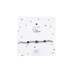 PULSERA ACERO SELENE NEGRO - comprar online