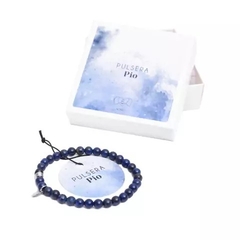 Pulsera Acero Pío (Azul)