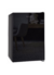 Heladera con freezer Vondom - HEL82 117 LTS - Vidrio negra bajo mesada
