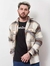 Camisaco de hombre sin capucha, paño