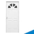 Puerta Chapa Simple 80 x 200 con postigo (Rayo de sol) OCCHIPINTI 925