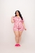 Americano curto Plus Size - Coração Rosa na internet