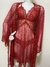 Kit Robe e Camisola Romance - vermelho - comprar online