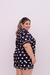Americano curto Plus Size - Coração preto na internet