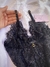 Imagem do Kit Robe e Camisola Romance - Preto