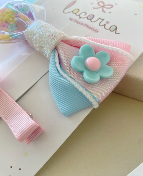 Kit: Laço + Presilha - Primavera