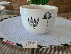 SET MATE CERAMICA + CEREALERO FLOR - comprar online
