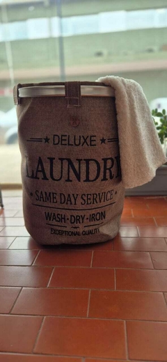 CESTO TOPA LAUNDRY TABACO - comprar online