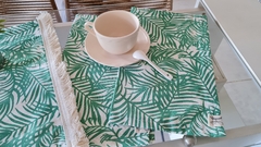 SET X 3 INDIVIDUALES HOJAS VERDE - comprar online