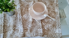 INDIVIDUALES HOJAS BEIGE